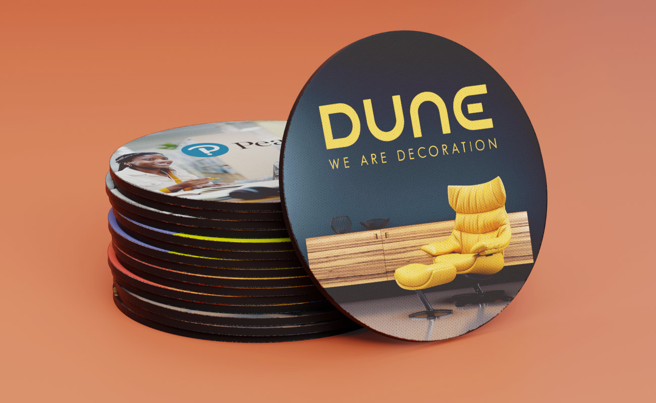 Surf - Branded Coasters with Logo